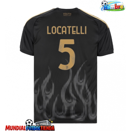 Camiseta Juventus Manuel Locatelli #5 Tercera Equipación Replica 2026-27 mangas cortas